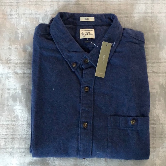 J. Crew Other - NWT J Crew Men’s Elbow Patch Shirt Size L Slim